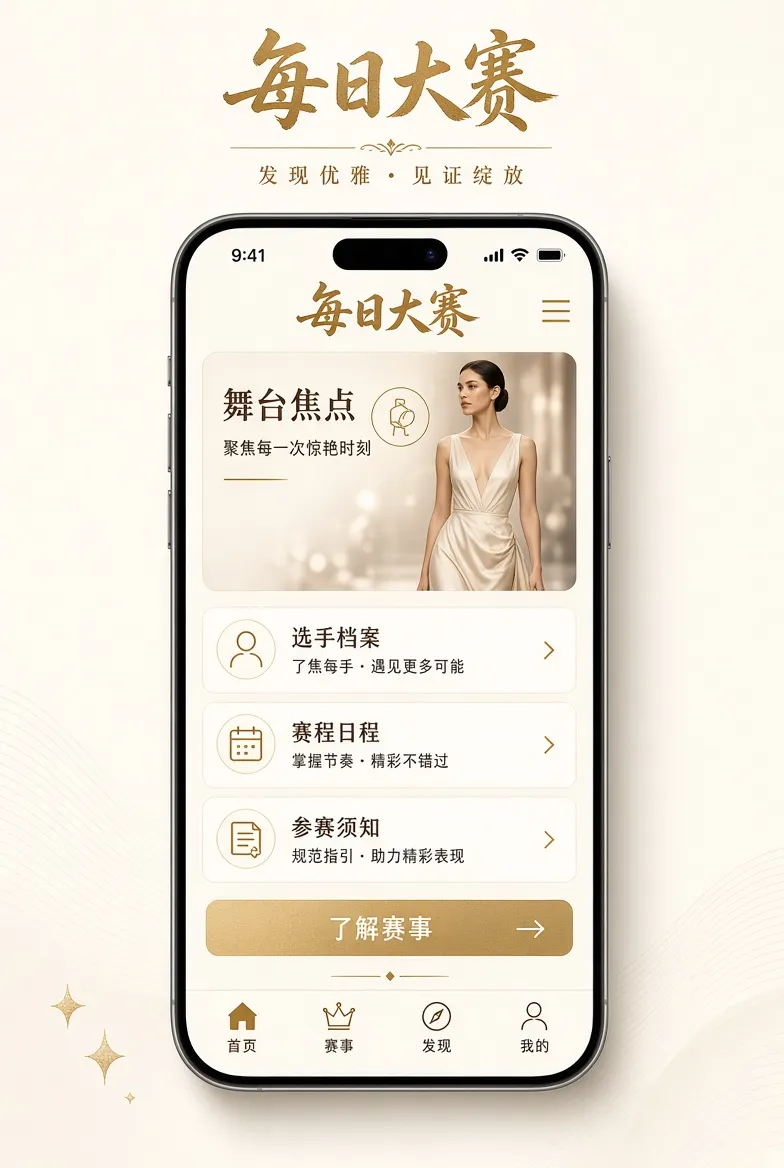 每日大赛移动端栏目示意